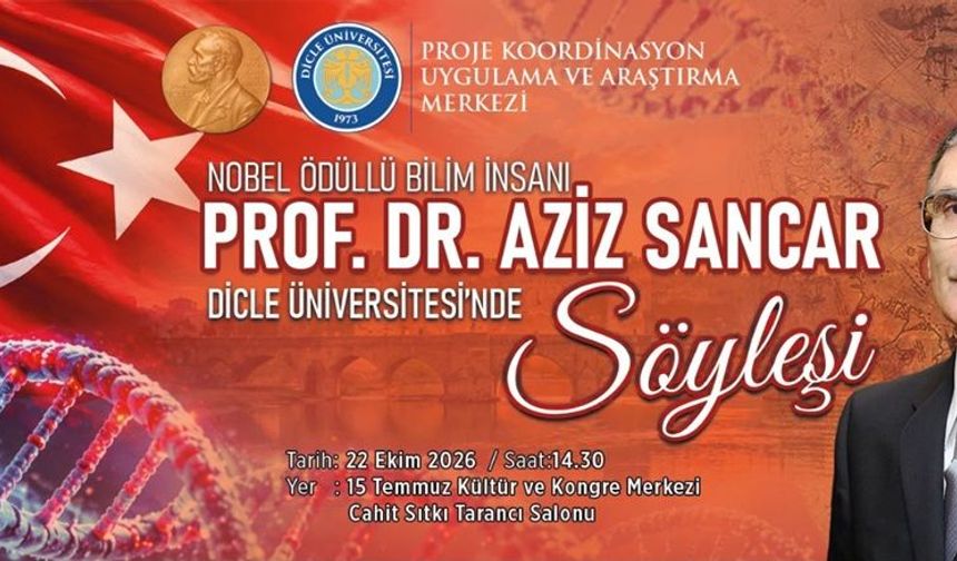 Nobel ödüllü Aziz Sancar Diyarbakır’a geliyor!