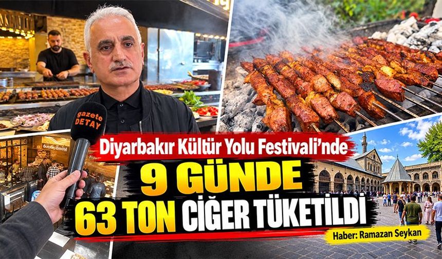 Diyarbakır Kültür Yolu Festivali’nde 9 Günde 63 Ton Ciğer Tüketildi