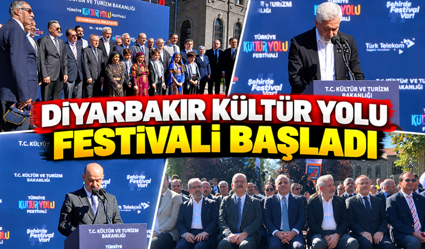 Diyarbakır Kültür Yolu Festivali Başladı