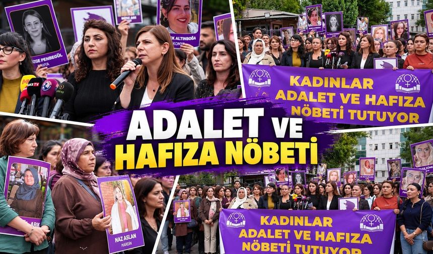Diyarbakır'da adalet nöbeti 4. haftasında