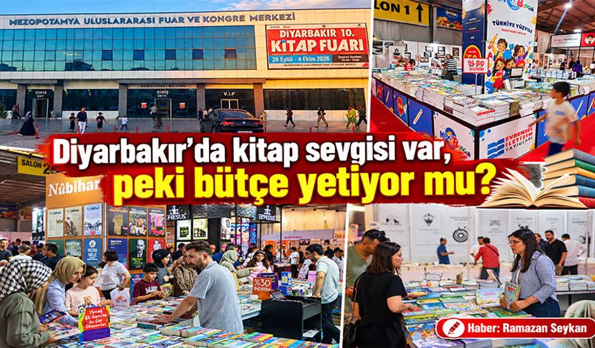 Diyarbakır’da kitap sevgisi var, peki bütçe yetiyor mu?
