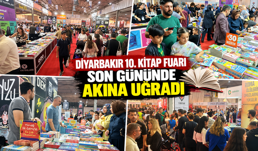 Diyarbakır 10. Kitap Fuarı Son Gününde Akına Uğradı