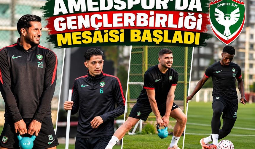 Amedspor’da Gençlerbirliği mesaisi başladı