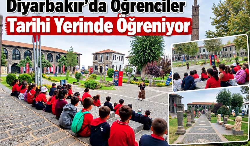 Diyarbakır’da Öğrenciler Tarihi Yerinde Öğreniyor