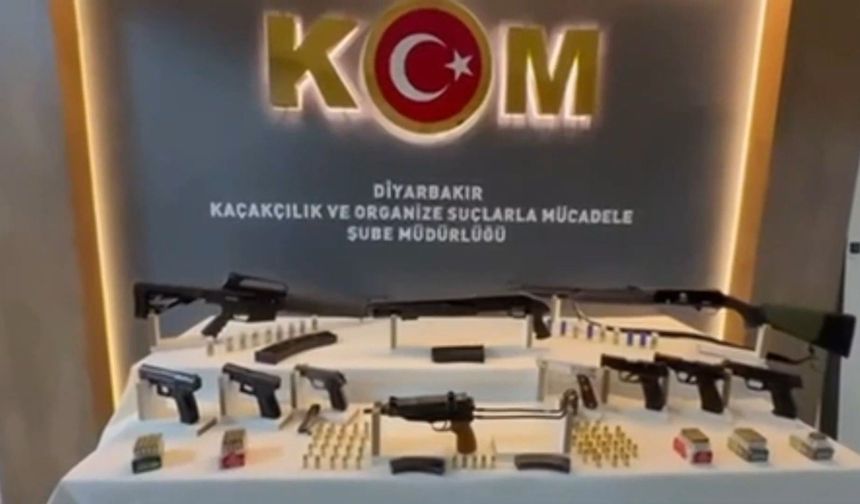 Diyarbakır’da Silah Kaçakçılığı Operasyonu