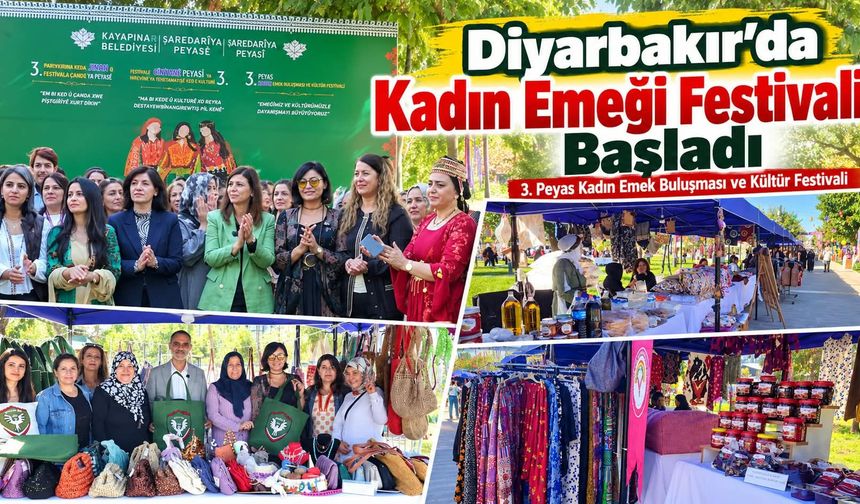 Diyarbakır’da Kadın Emek Festivali başladı
