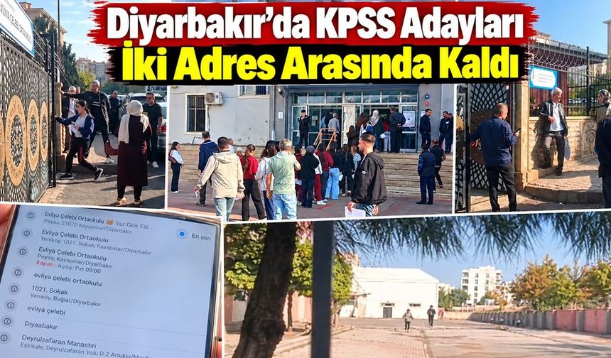 Diyarbakır’da KPSS Adayları İki Adres Arasında Kaldı: Sınava Son Saniyede Yetiştiler!