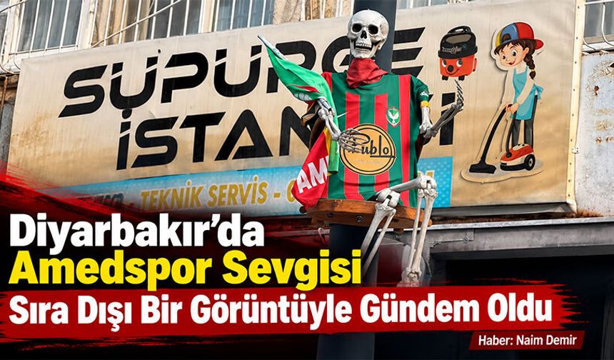 Diyarbakır’da Amedspor Sevgisi Sıra Dışı Bir Görüntüyle Gündem Oldu