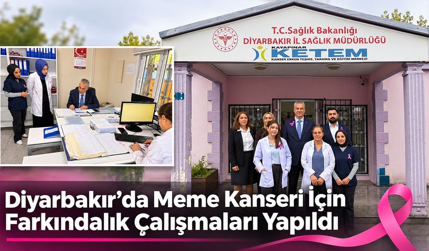 Diyarbakır’da Meme Kanseri İçin Farkındalık Çalışmaları Yapıldı