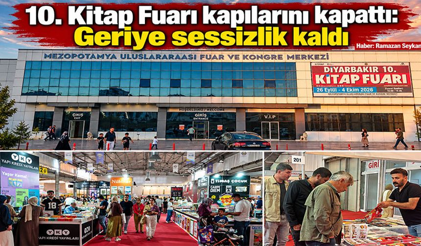 10. Kitap Fuarı kapılarını kapattı: Geriye sessizlik kaldı