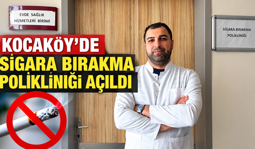 Kocaköy Devlet Hastanesi’nde Sigara Bırakma Polikliniği Açıldı