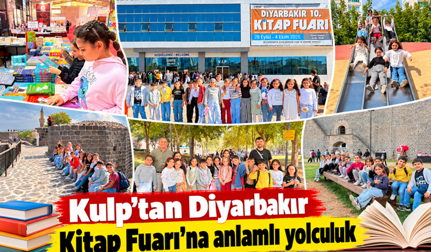 Kulp’tan Diyarbakır Kitap Fuarı’na anlamlı yolculuk
