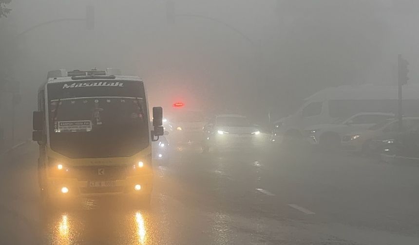 Mardin Güne Yoğun Sisle Başladı: Görüş Mesafesi 15 Metreye Düştü