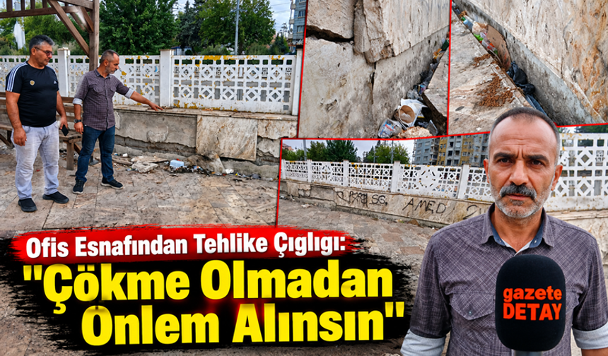 Ofis Esnafından Tehlike Çığlığı: "Çökme Olmadan Önlem Alınsın"