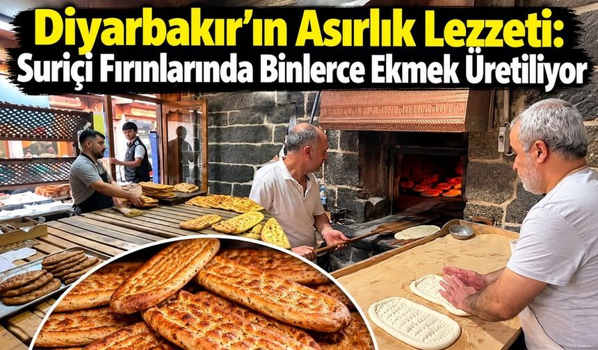 Diyarbakır’ın Asırlık Lezzeti: Suriçi Fırınlarında Binlerce Ekmek Üretiliyor