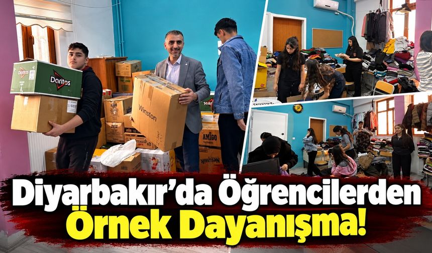 Diyarbakır’da Öğrencilerden Örnek Dayanışma!