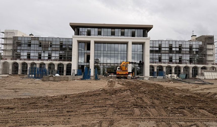 Diyarbakır’da  Yeni Rektörlük Binasında Sona Doğru!