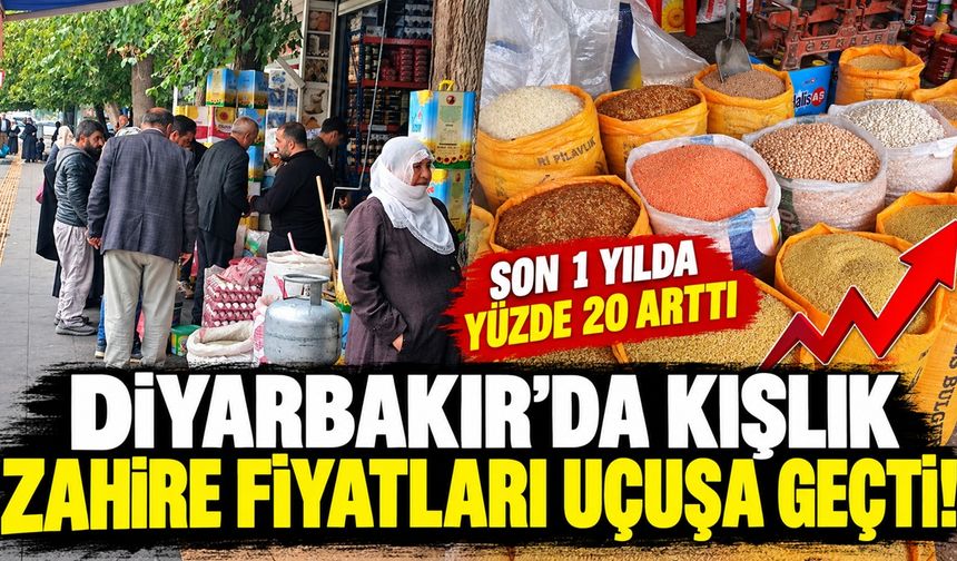 Diyarbakır’da Kışlık Zahire Fiyatları Uçuşa Geçti!