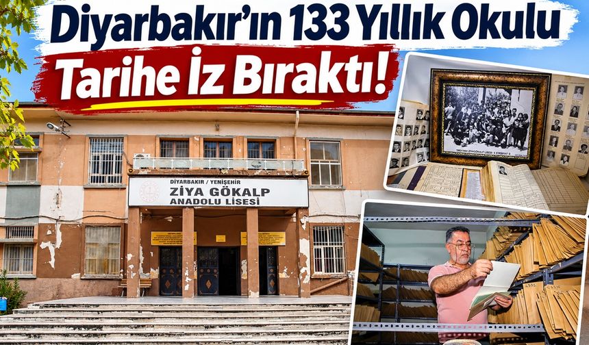 Diyarbakır’ın 133 Yıllık Okulu Tarihe İz Bıraktı!
