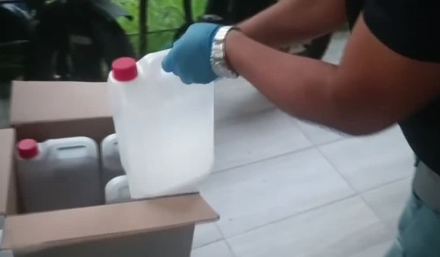 Adana merkezli sahte içki operasyonunda 7 zanlı tutuklandı