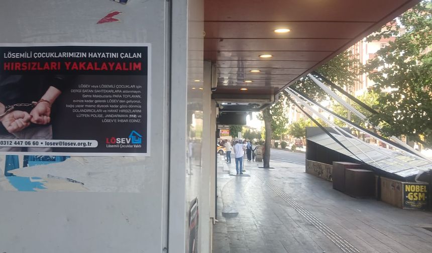 LÖSEV’den Diyarbakır’ın dört bir yanına uyarı afişleri
