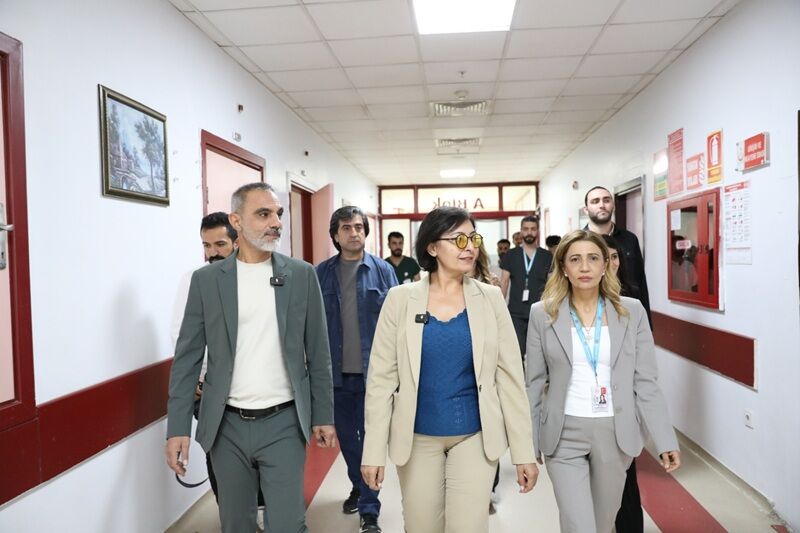 Eşbaşkanlardan Hasta Ziyareti
