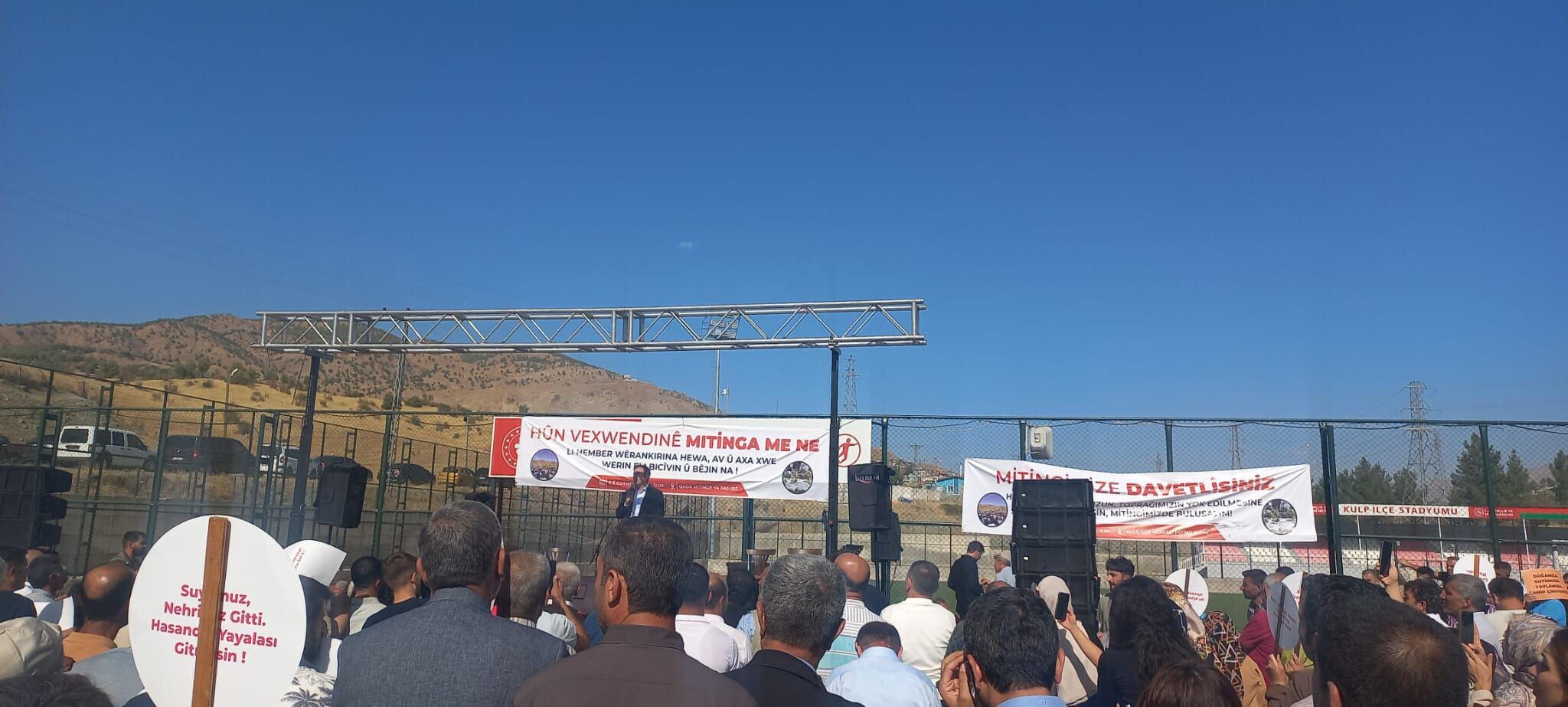 Kulp’ta Maden Aramasına Karşı Geniş Katılımlı Miting Yapıldı2
