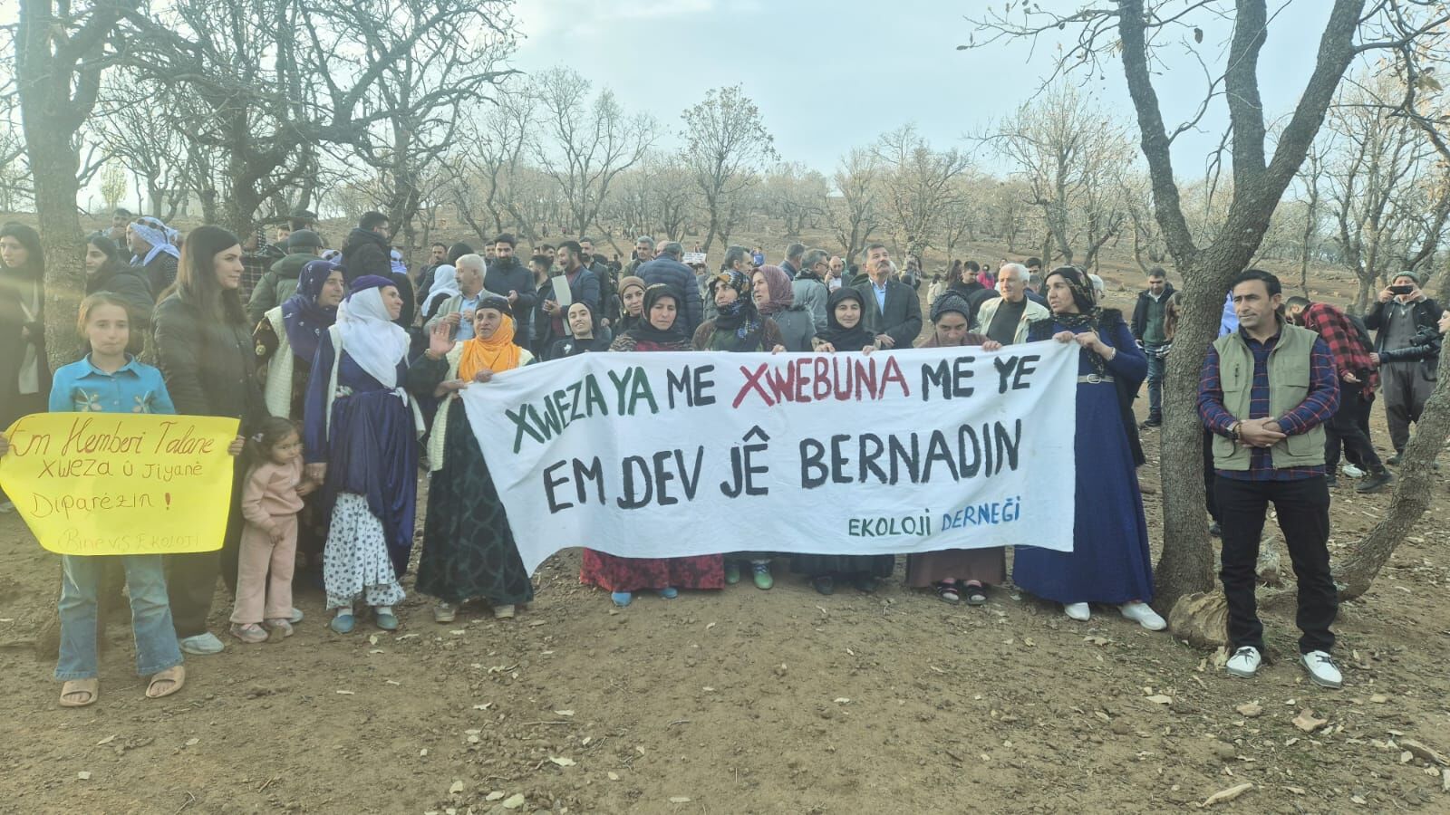 Diyarbakır Çınar’da Maden Projesine Karşı Köylülerin Tepkisi Sürüyor (1)