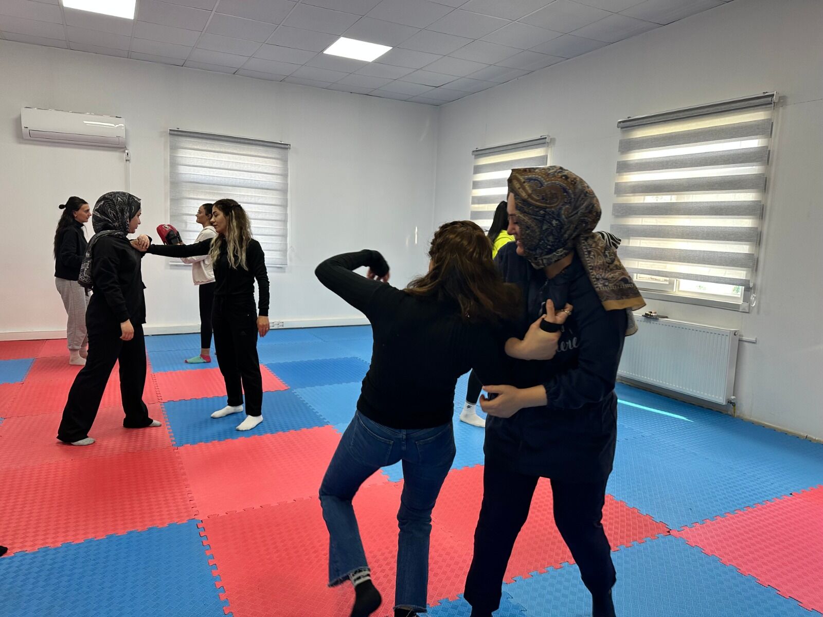 Diyarbakır’da Kadınlar Yakın Savunma Tekniklerini Uygulamalı Öğrendi (3)