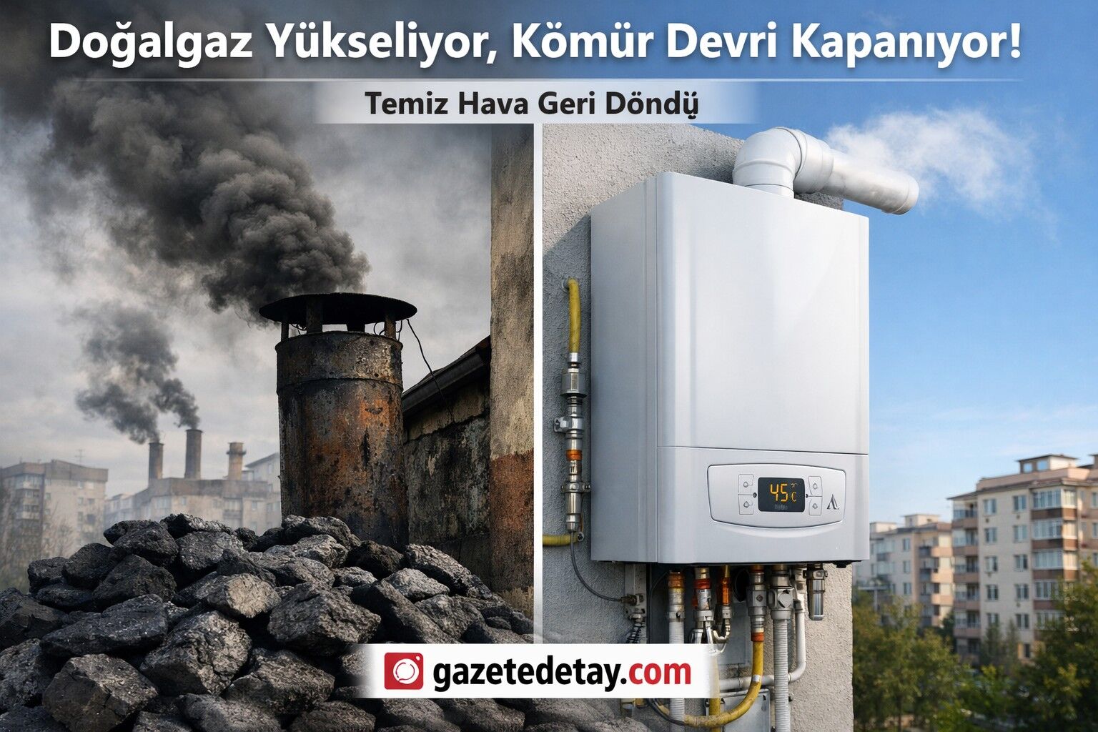 Doğalgazın Yükselişiyle Kömür Devri Kapanıyor, Temiz Hava Geri Döndü