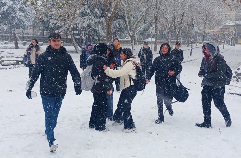 Koşuyolu Parkı Kar Topu