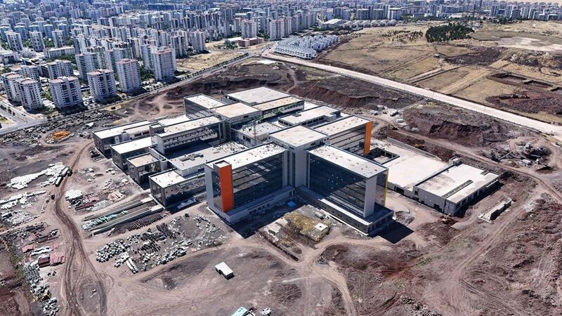 Şehir Hastanesi Inşaatı Inceleme
