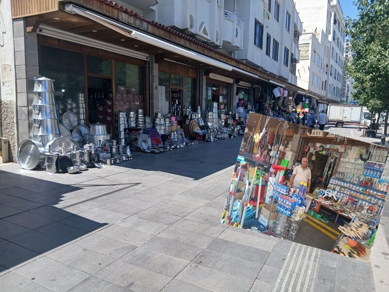 Diyarbakır’da alışverişe Sıcak ve Tatil Engeli