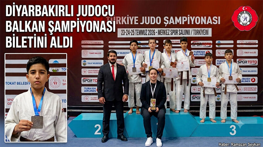 Diyarbakırlı Judocu Balkan Şampiyonası biletini aldı