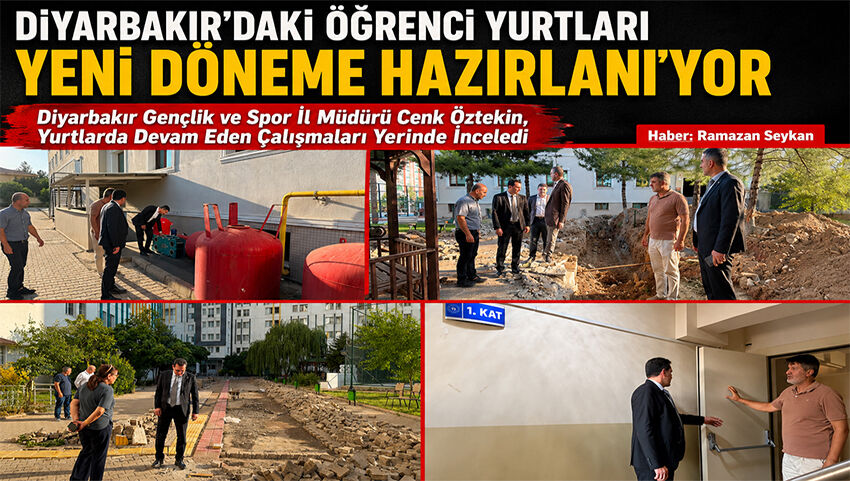 Diyarbakır'daki Öğrenci Yurtları Yeni Döneme Hazırlanıyor