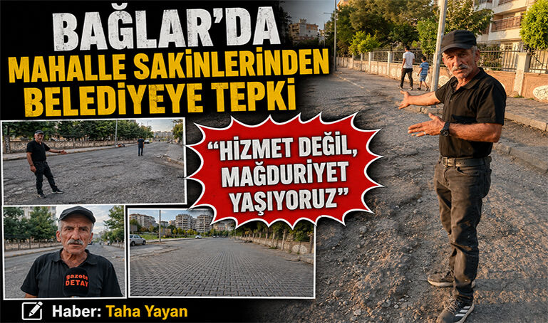 Bağlar’da Mahalle Sakinlerinden Belediyeye Tepki: Hizmet Değil, Mağduriyet Yaşıyoruz