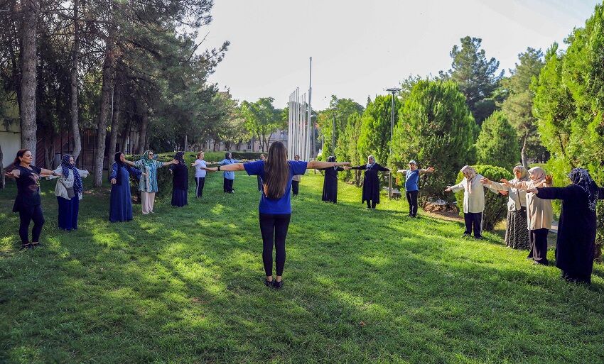 Vatandaşlar sabah sporuyla güne zinde başlıyor