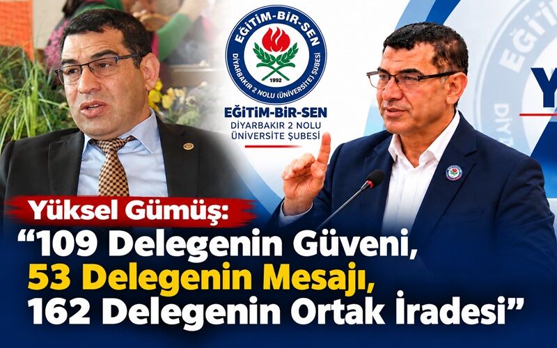 Yüksel Gümüş’ten seçim sonrası birlik mesajı: “162 delegenin ortak iradesi”