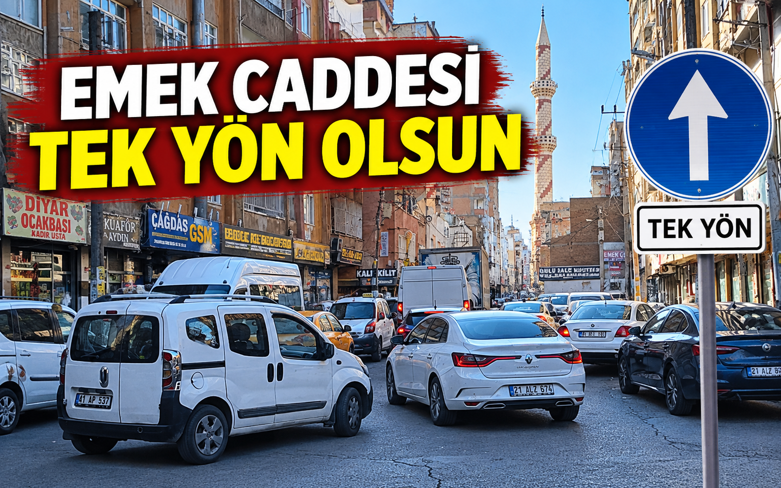 Emek Caddesi’nde Trafik Çilesi: Vatandaşlar Tek Yön İstiyor