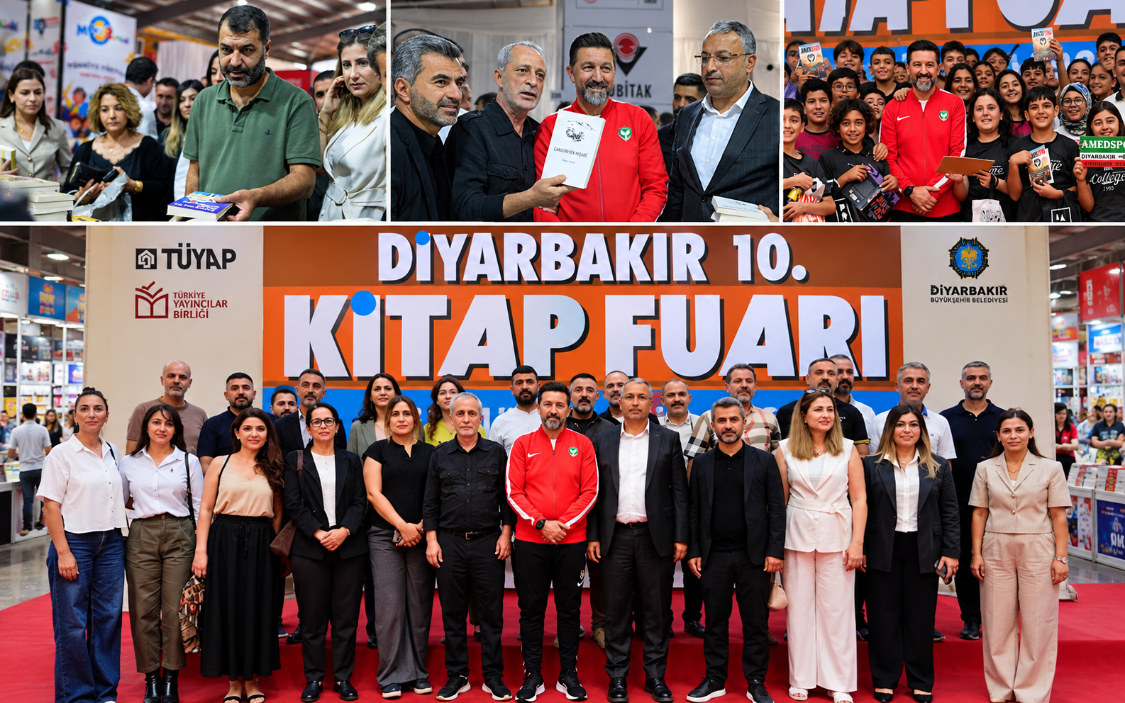 Amedspor Heyeti Diyarbakır Kitap Fuarı’nı Ziyaret Etti