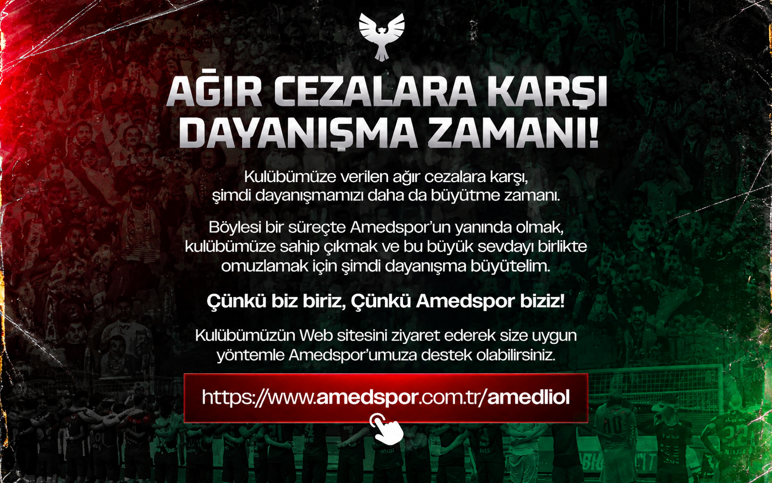 Amedspor Taraftarlarından Ağır Cezalara Karşı Dayanışma Çağrısı