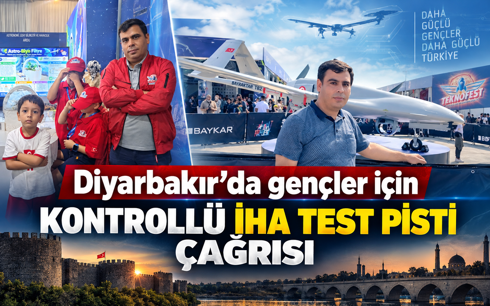 Diyarbakır’da gençler için kontrollü İHA test pisti çağrısı