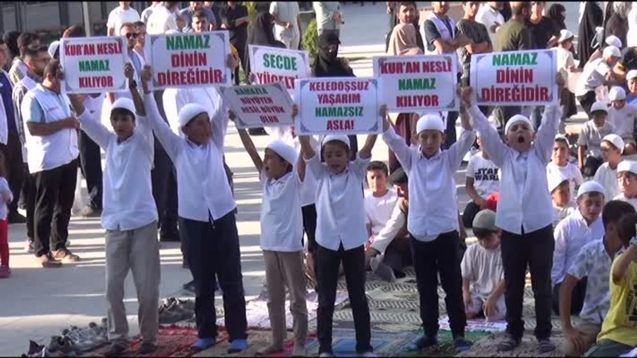 Diyarbakır’da çocukların namaz eğitimi final programıyla taçlanacak