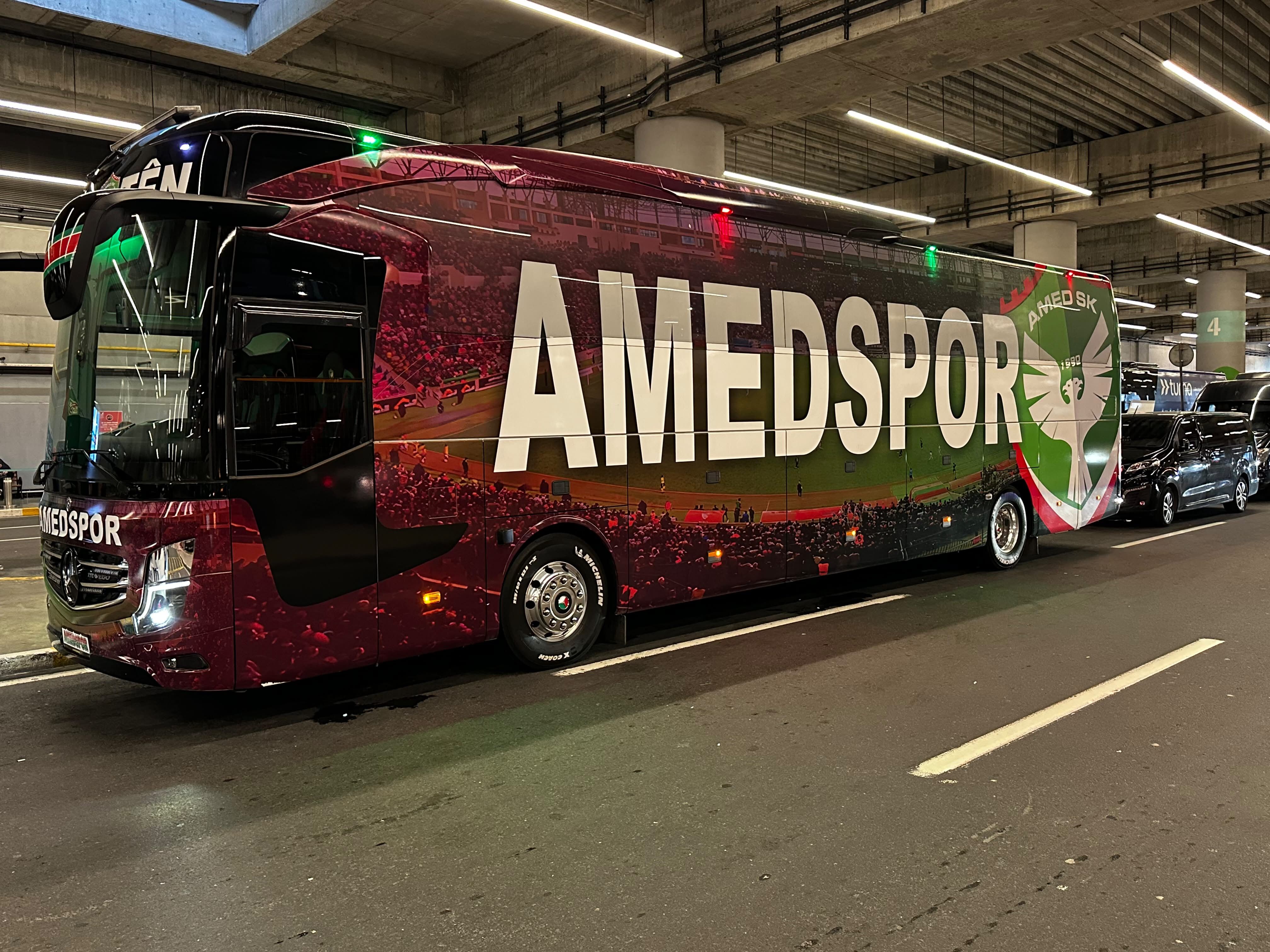 Amedspor Kasımpaşa maçı için İstanbul’da