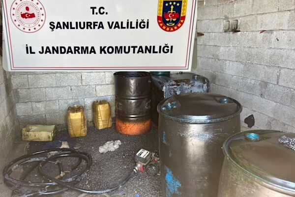 1650 litre kaçak akaryakıt ele geçirildi