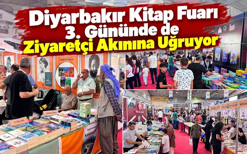 Diyarbakır Kitap Fuarı 3. Gününde de Ziyaretçi Akınına Uğruyor