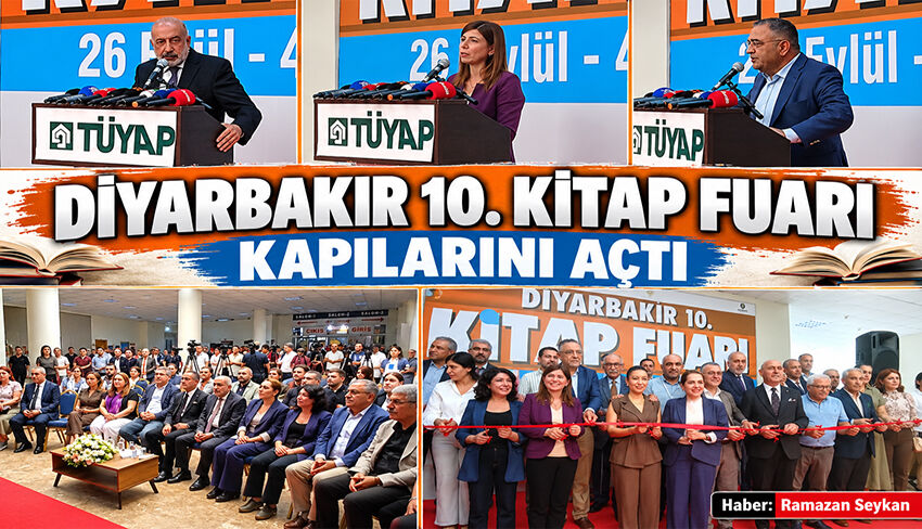 Diyarbakır 10. Kitap Fuarı Kapılarını Açtı