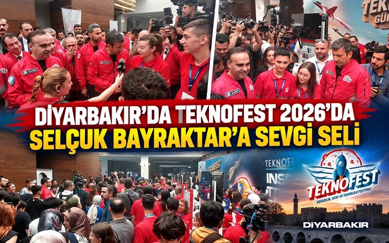 Diyarbakır’da TEKNOFEST 2026’da Selçuk Bayraktar’a Yoğun İlgi