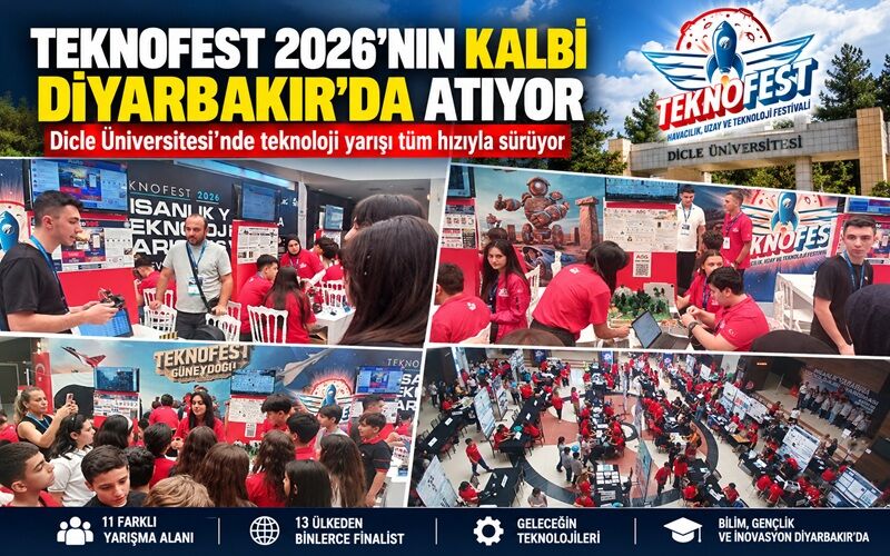 TEKNOFEST 2026’nın Kalbi Diyarbakır’da Atıyor: Teknoloji Yarışları Sürüyor