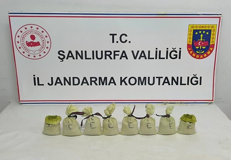 Şanlıurfa’da uyuşturucu operasyonu: 2 kilogram esrar ele geçirildi